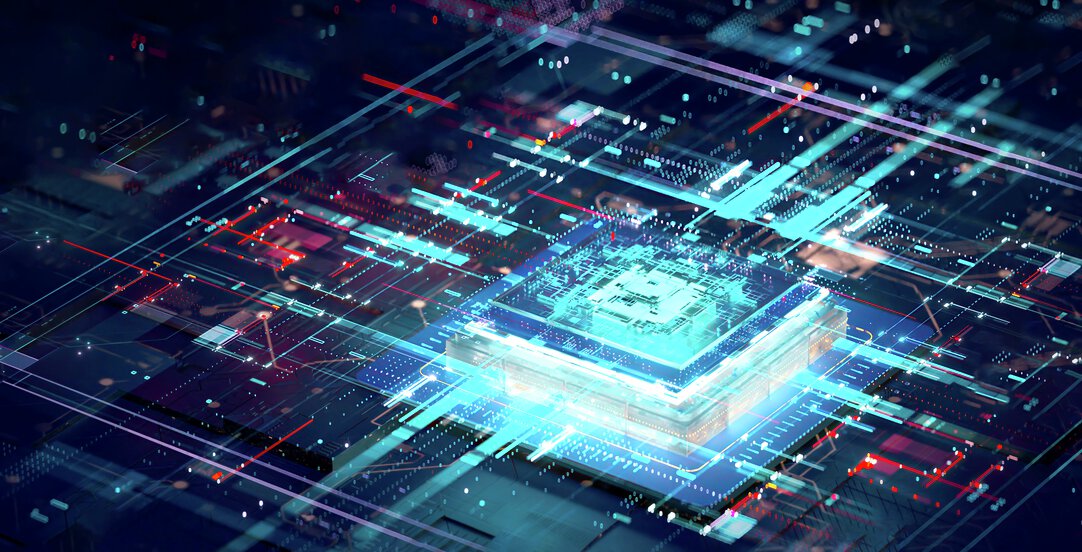 Technology circuit background